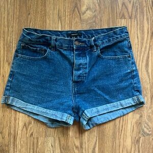High Waisted Denim Shorts
